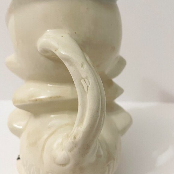 Vtg Donald Duck Creamer Pitcher Walt Disney USA Mid Century Kitchen Flaws - Picture 4 of 16